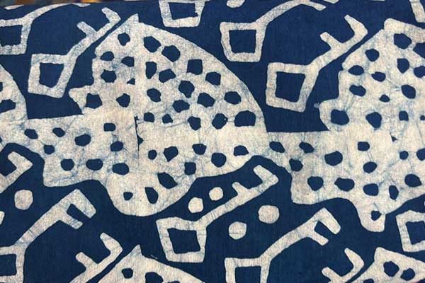 blue batik